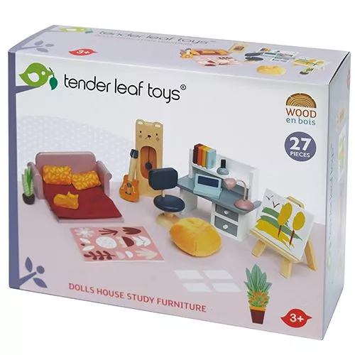 Tender Leaf Toys Poppenhuis Werkkamer - 27-delig 5 Tender Leaf Toys Poppenhuis Werkkamer - 27-delig - Afbeelding 5