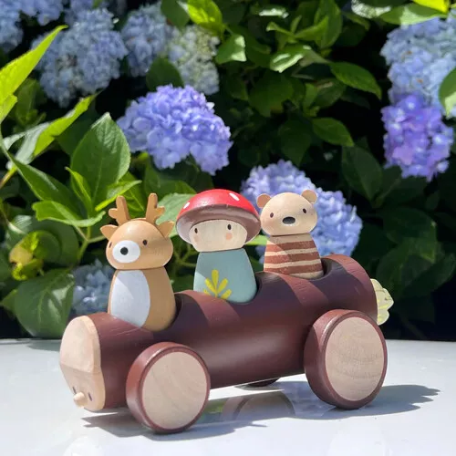 Tender Leaf Toys Taxi Bosdieren 5 Tender Leaf Toys Taxi Bosdieren - Afbeelding 5