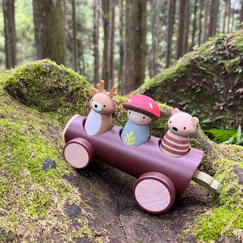 Tender Leaf Toys Taxi Bosdieren 6 Tender Leaf Toys Taxi Bosdieren - Afbeelding 6