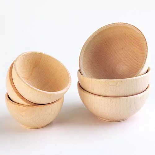 Tickit Houten Bakjes Naturel - Ø 7 Cm - 3st 8 Tickit Houten Bakjes Naturel - Ø 7 Cm - 3st - Afbeelding 8
