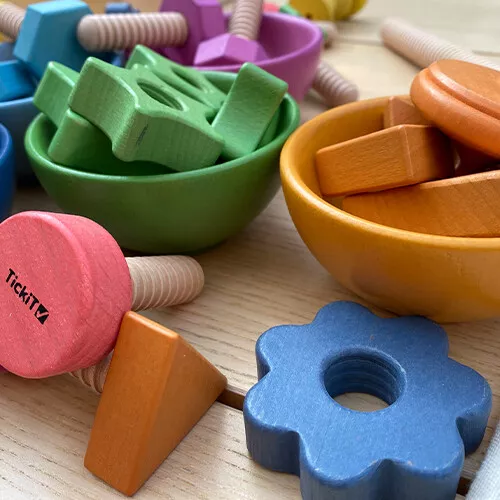 Tickit Sorteerschaaltjes Regenboog - 7st 7 Tickit Sorteerschaaltjes Regenboog - 7st - Afbeelding 7