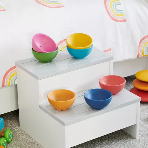 Tickit Sorteerschaaltjes Regenboog - 7st 6 Tickit Sorteerschaaltjes Regenboog - 7st - Afbeelding 6