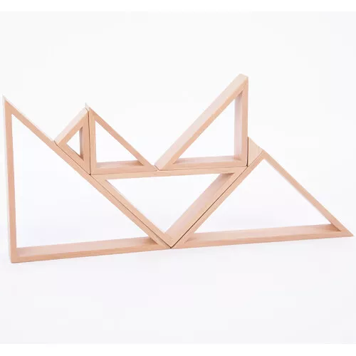 Tickit Stapelvormen Driehoek - 7st 5 Tickit Stapelvormen Driehoek - 7st - Afbeelding 5