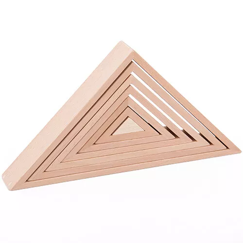 Tickit Stapelvormen Driehoek - 7st 1 Tickit Stapelvormen Driehoek - 7st