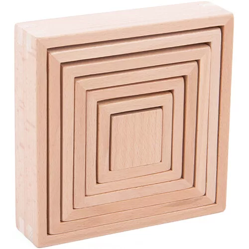 Tickit Stapelvormen Vierkant - 7st 1 Tickit Stapelvormen Vierkant - 7st