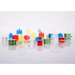 Tickit Transparante Stapelvormen - 30st 15 Tickit Transparante Stapelvormen - 30st -speelgarages, auto's & voertuigen Winkel tickit transparante stapelvormen 30st 10
