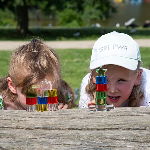 Tickit Transparante Stapelvormen - 30st 9 Tickit Transparante Stapelvormen - 30st - Afbeelding 9