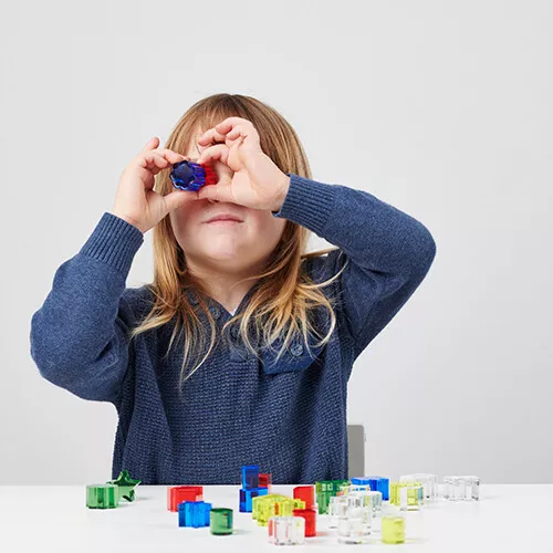 Tickit Transparante Stapelvormen - 30st 4 Tickit Transparante Stapelvormen - 30st - Afbeelding 4