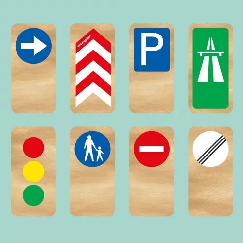 Way To Play Waytoplay Verkeersborden 8-delig 2 Way To Play Waytoplay Verkeersborden 8-delig - Afbeelding 2