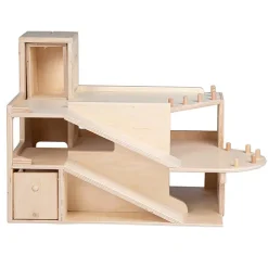 Van Dijk Toys Garage Met Lift - Naturel