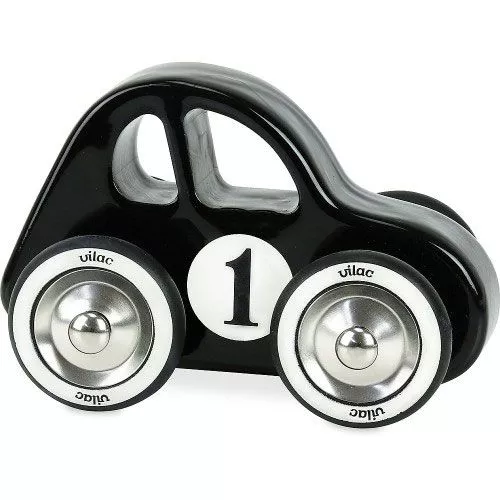 Vilac Houten Sportauto Zwart 2 Vilac Houten Sportauto Zwart - Afbeelding 2