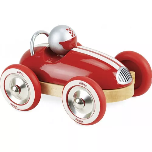 Vilac Raceauto Vintage Roadster - Rood 1 Vilac Raceauto Vintage Roadster - Rood