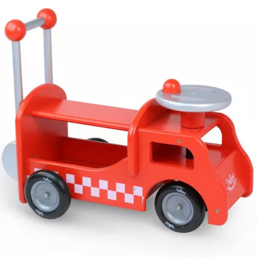 Vilac Loopwagen Brandweer 2-in-1 1 Vilac Loopwagen Brandweer 2-in-1