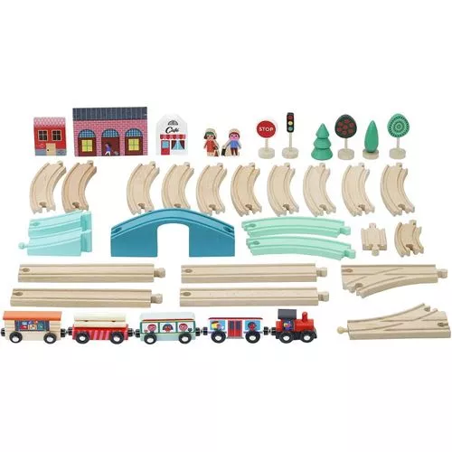 Vilac Treinbaan Grand Express - Ingela P. Arrhenius 2 Vilac Treinbaan Grand Express - Ingela P. Arrhenius - Afbeelding 2