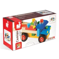 Janod Trekfiguur Vrachtwagen Met Gereedschap 9 Janod Trekfiguur Vrachtwagen Met Gereedschap -speelgarages, auto's & voertuigen Winkel vracht1