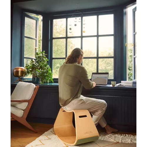 Wobbel Big Up Met Vilt - Babymuis Donkergrijs 3 Wobbel Big Up Met Vilt - Babymuis Donkergrijs - Afbeelding 3