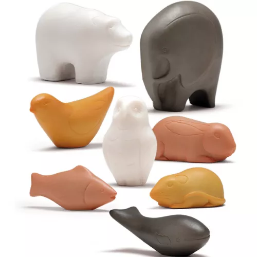 Yellow Door Stenen Dieren - 8st 1 Yellow Door Stenen Dieren - 8st