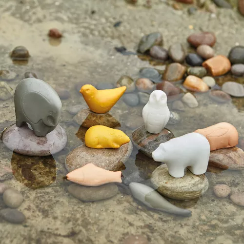 Yellow Door Stenen Dieren - 8st 2 Yellow Door Stenen Dieren - 8st - Afbeelding 2